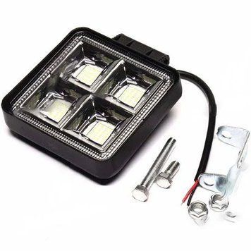 Фара LED квадратна 64W, 10-30V вузький промінь DK.4SQ.0111 фото