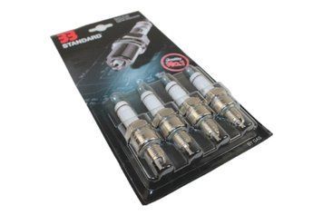 Свеча зажигания Газель,Волга,УАЗ,ГАЗ 53 дв.402 (компл.4шт) блистер (пр-во "ЭЗ") А14-В2 фото