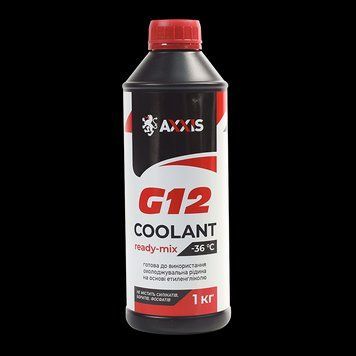 Антифриз RED G12 Сoolant Ready-Mix -36&deg;C (червоний) (Каністра 1кг) P999-G12R RDM1 фото