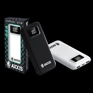 Повербанк 10000mAh, Ultra Fast Charge 22.5W + кабель зарядки ax-1451 фото