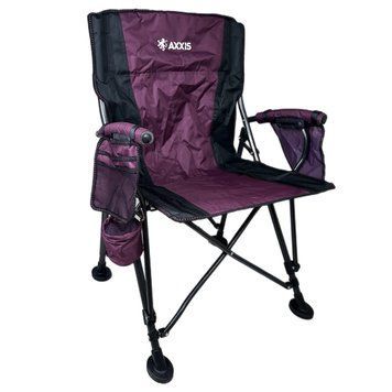 Крісло коропове посилене AXXIS Marshal до 140 кг, з чохлом, підсклянником і кишенями (AX-1283) фото