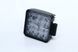 Фара LED прямоугольная 48W, 16 ламп, 110*164мм, широкий луч DK B2-48W-A FL