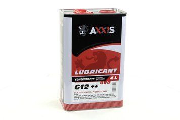 Антифриз (AXXIS) RED концентрат G12+ (-80C) (Каністра 4 л) AX-2086 фото